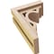 Ekena Millwork 4"W x 8"D x 12"H Classic Sheridan Rough Cedar Woodgrain TimberThane Corbel, Primed Tan CORUR04X08X12SHERCPR - alternate 5